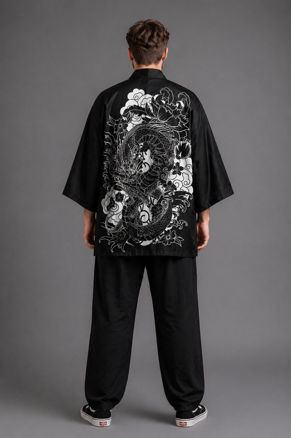 Veste Kimono Relax Homme Dragon Kaze