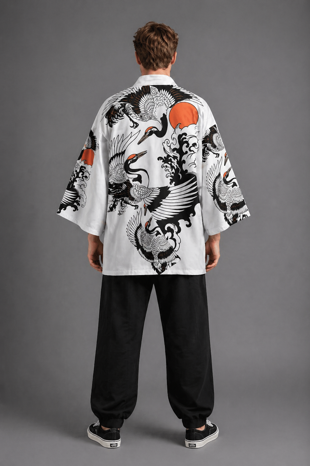 Veste Kimono Relax Homme Grues
