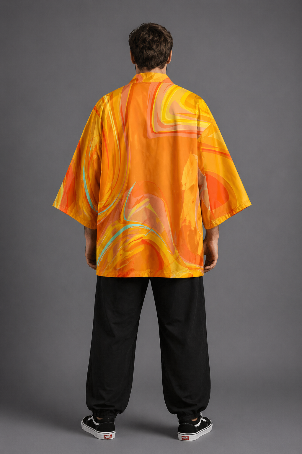Veste Kimono Relax Homme Flame