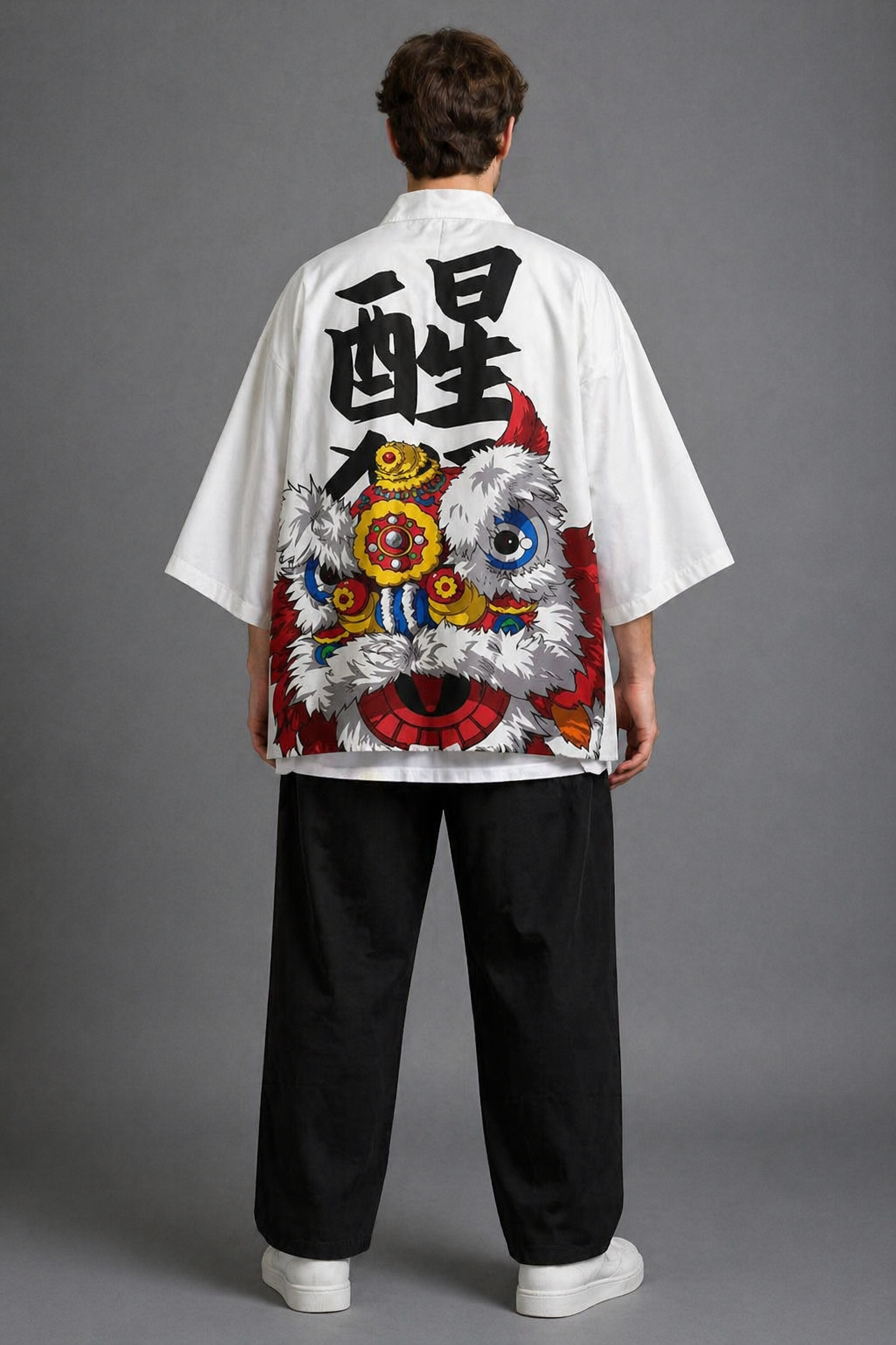 Ensemble Kimono et Pantalon Homme Lion Dance