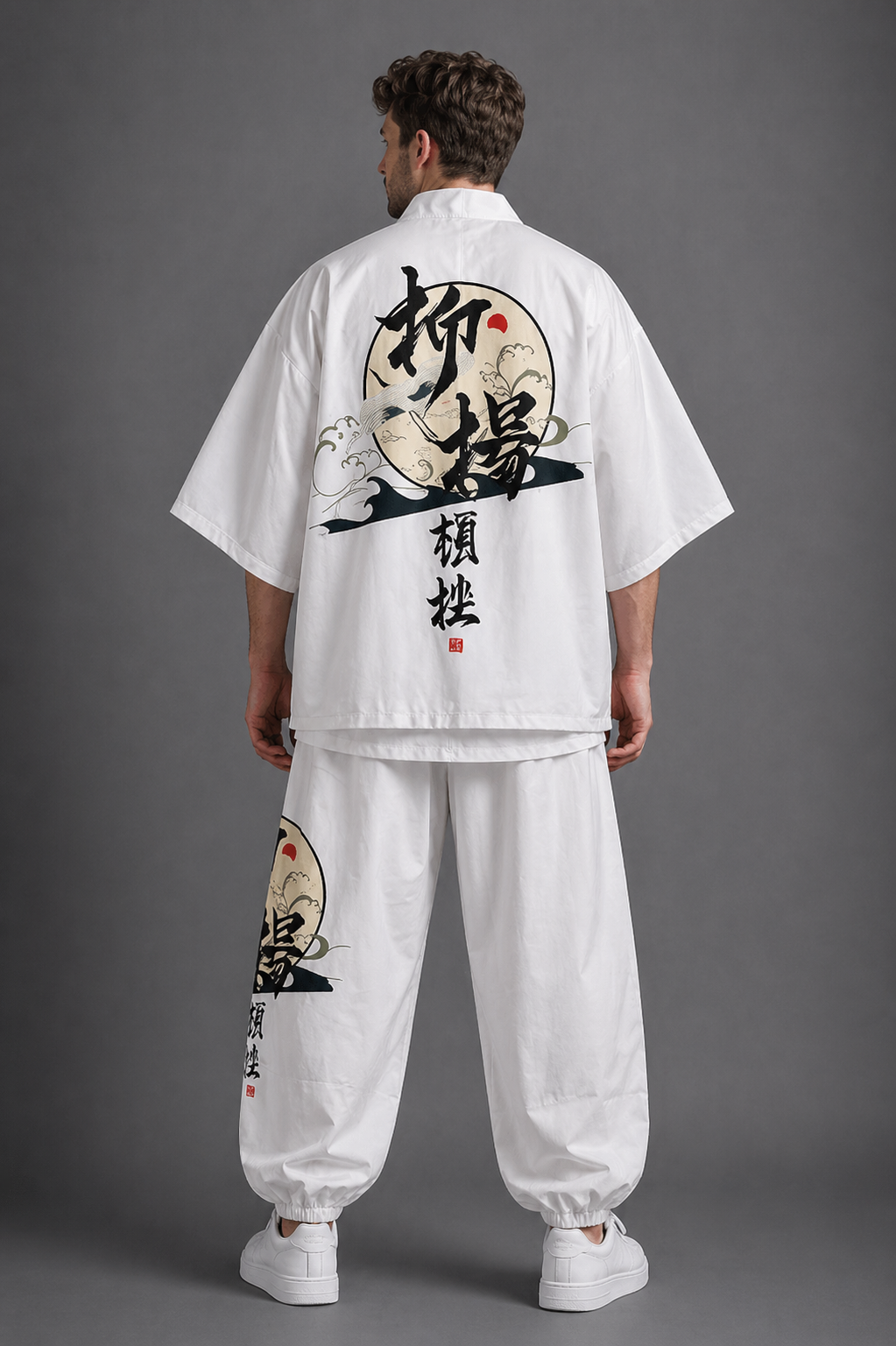 Ensemble Kimono et Pantalon Homme Large Lune