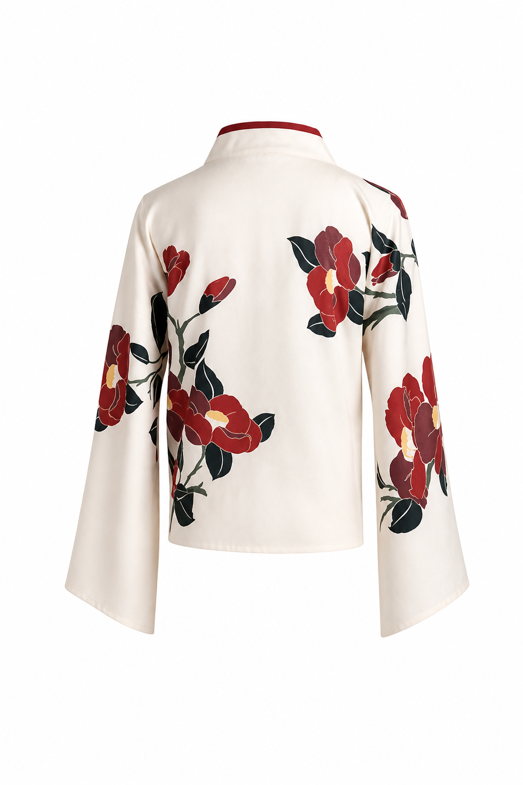 Ensemble Kimono Femme Jupe Courte Rouge