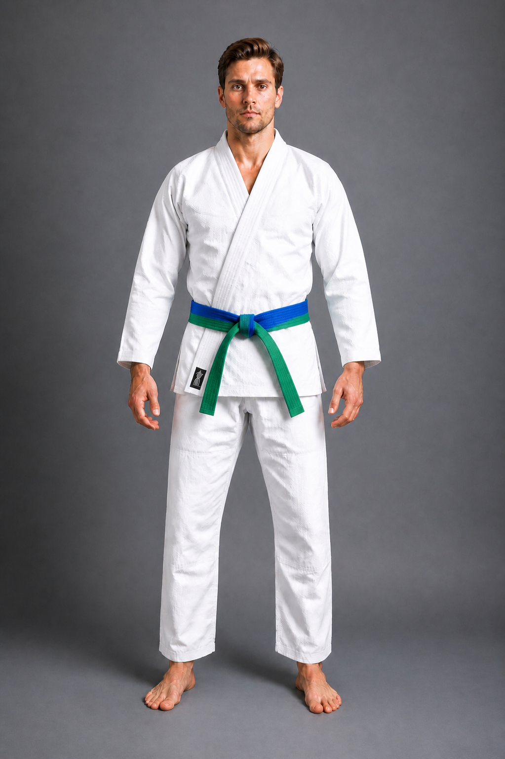 Ceinture Kimono Verte et Bleu
