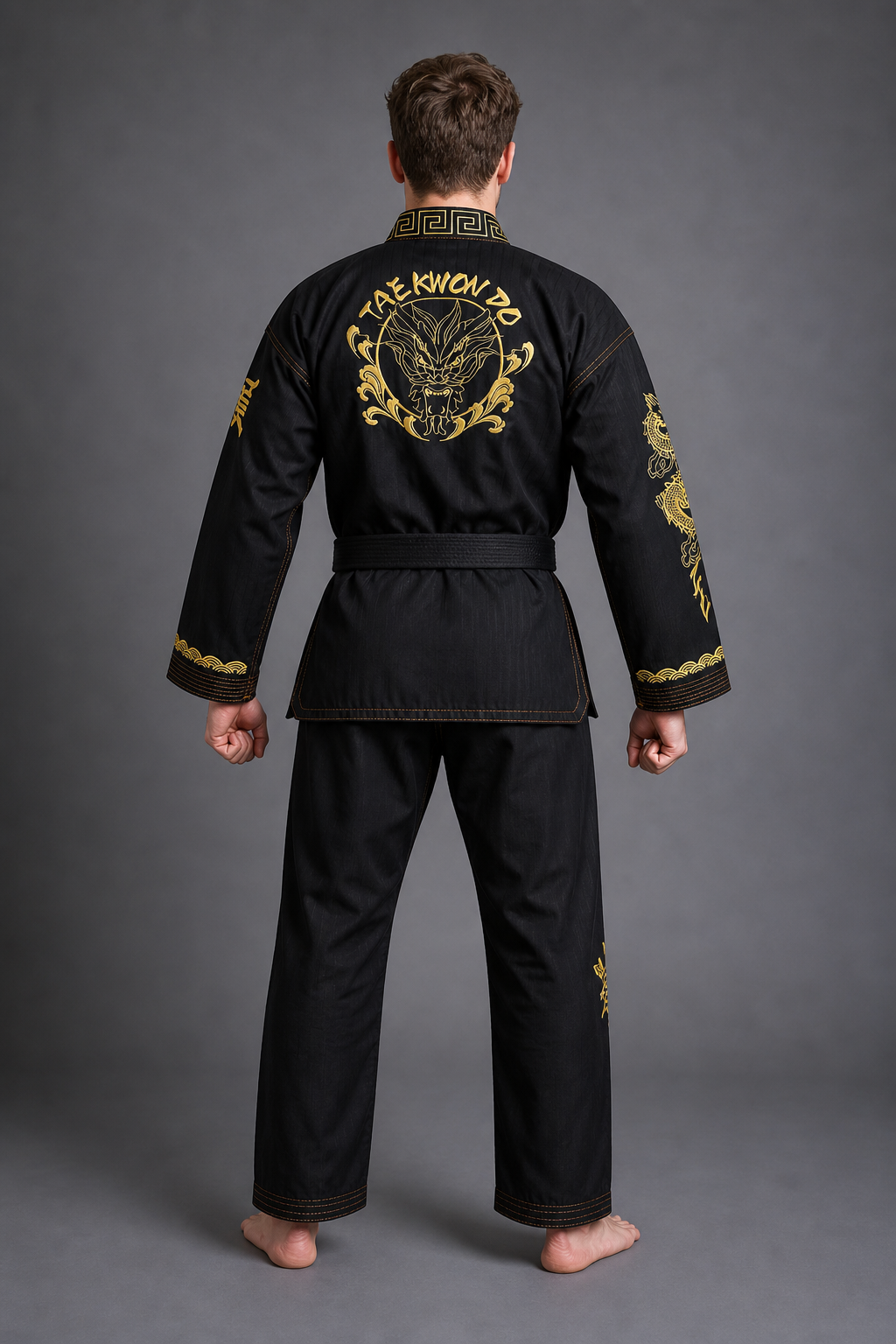Kimono Taekwondo Adulte Noir
