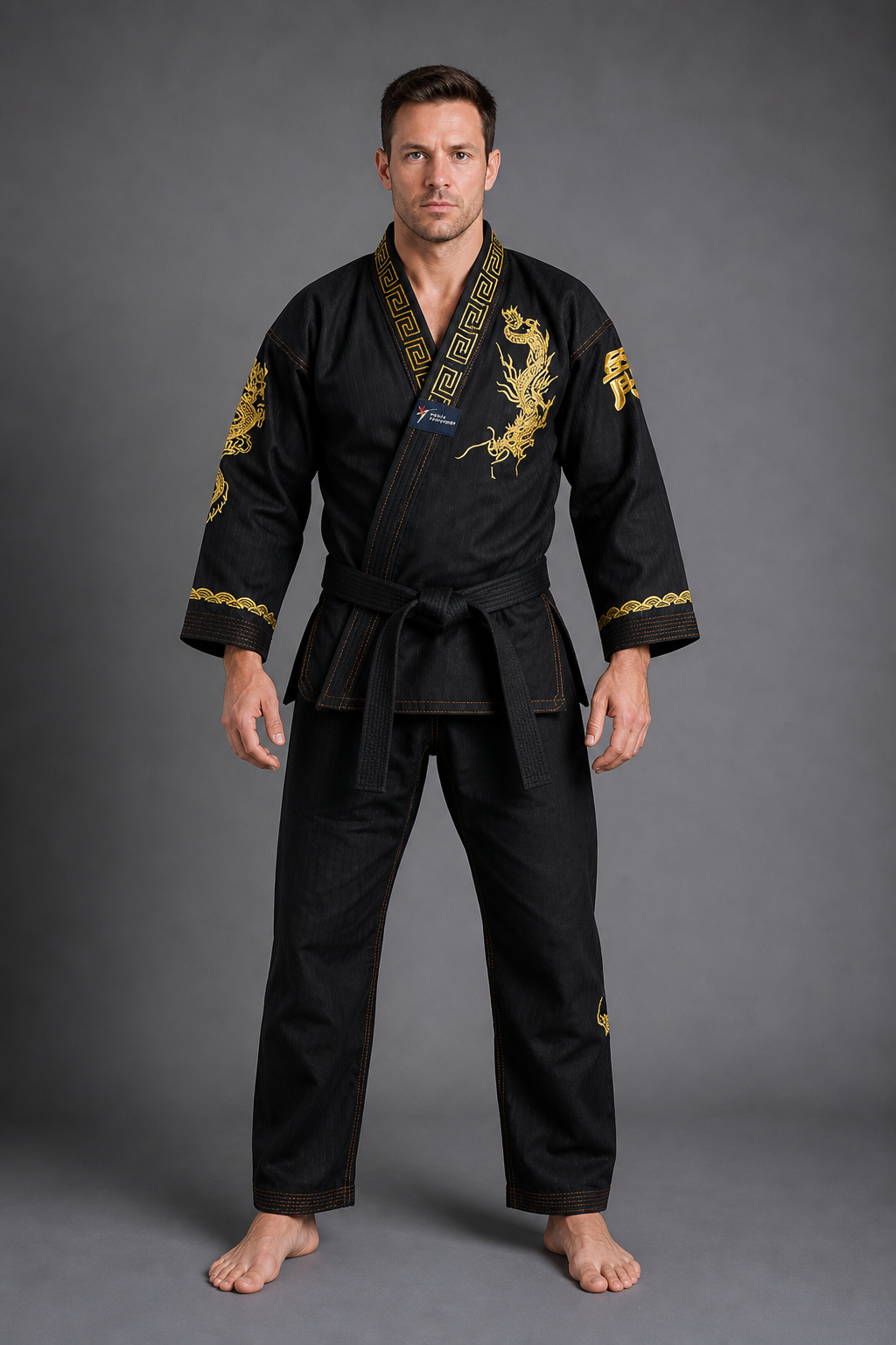 Kimono Taekwondo Adulte Noir