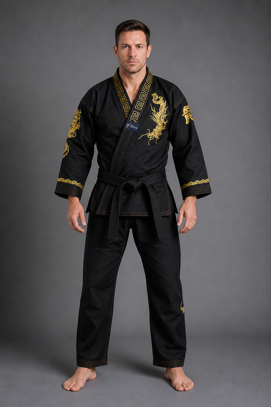Kimono Taekwondo Adulte Noir