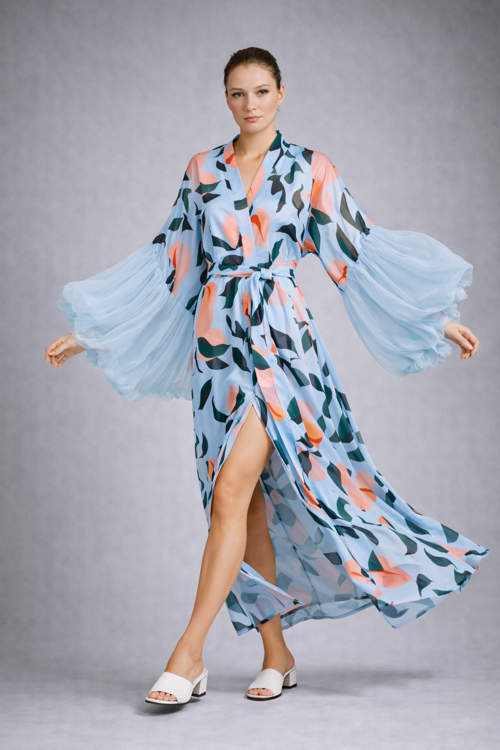Kimono Femme Long Style Africain