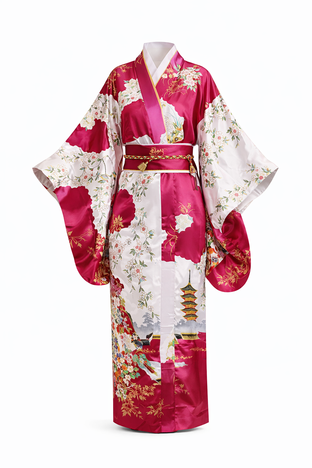Robe Kimono femme Fuchsia