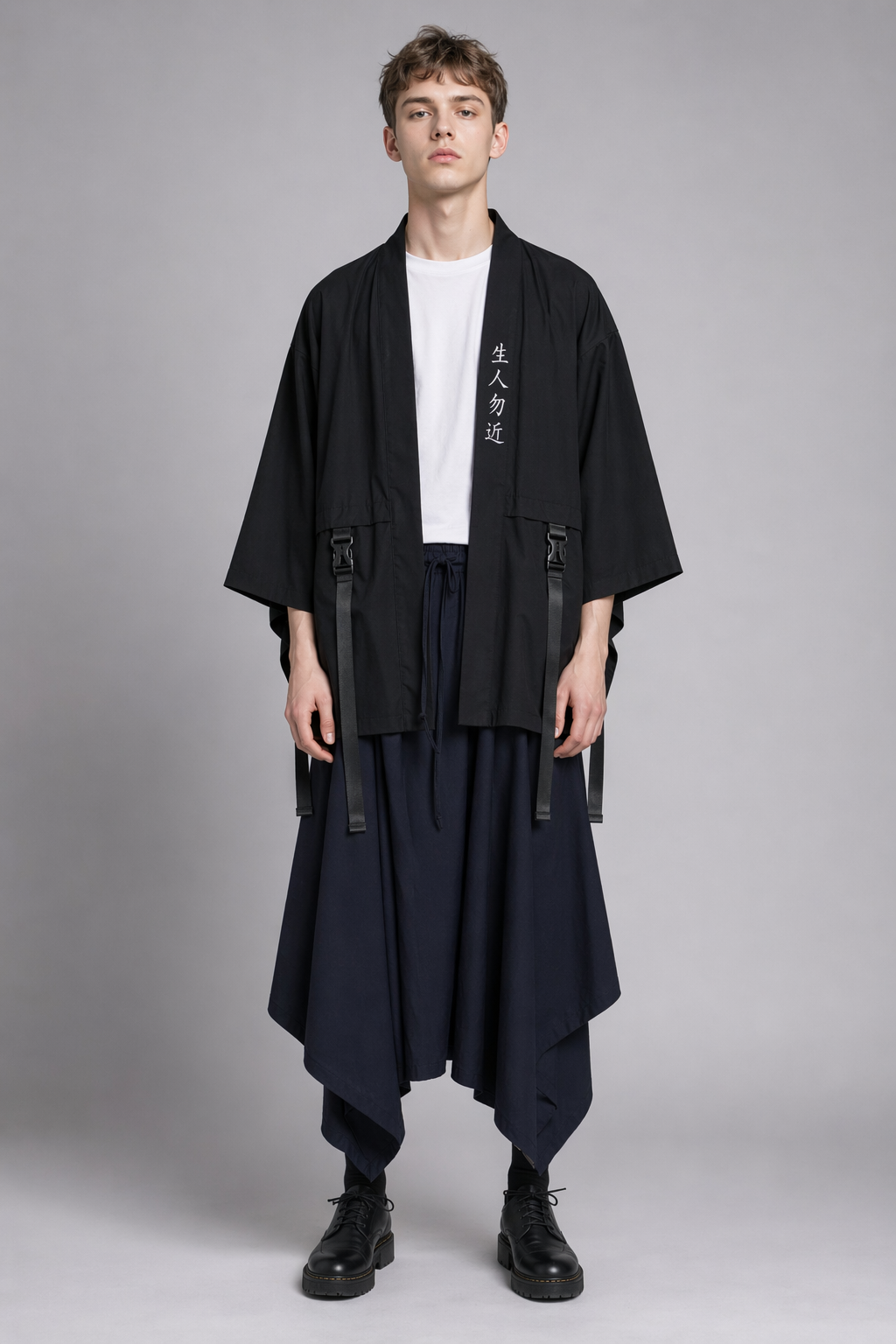 Ensemble Kimono Homme Noir