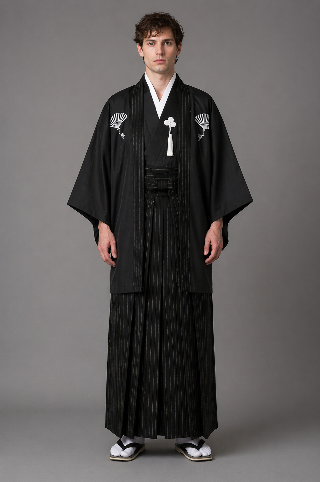 Ensemble Kimono Japonais Traditionnel Homme