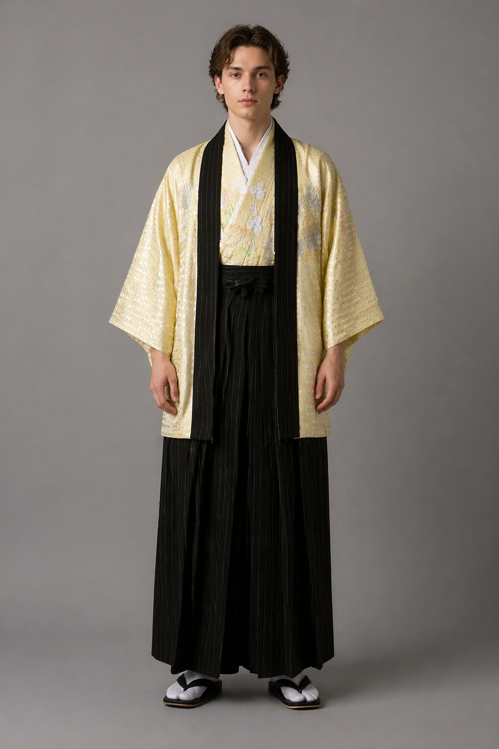 Ensemble Kimono Japonais Traditionnel Homme