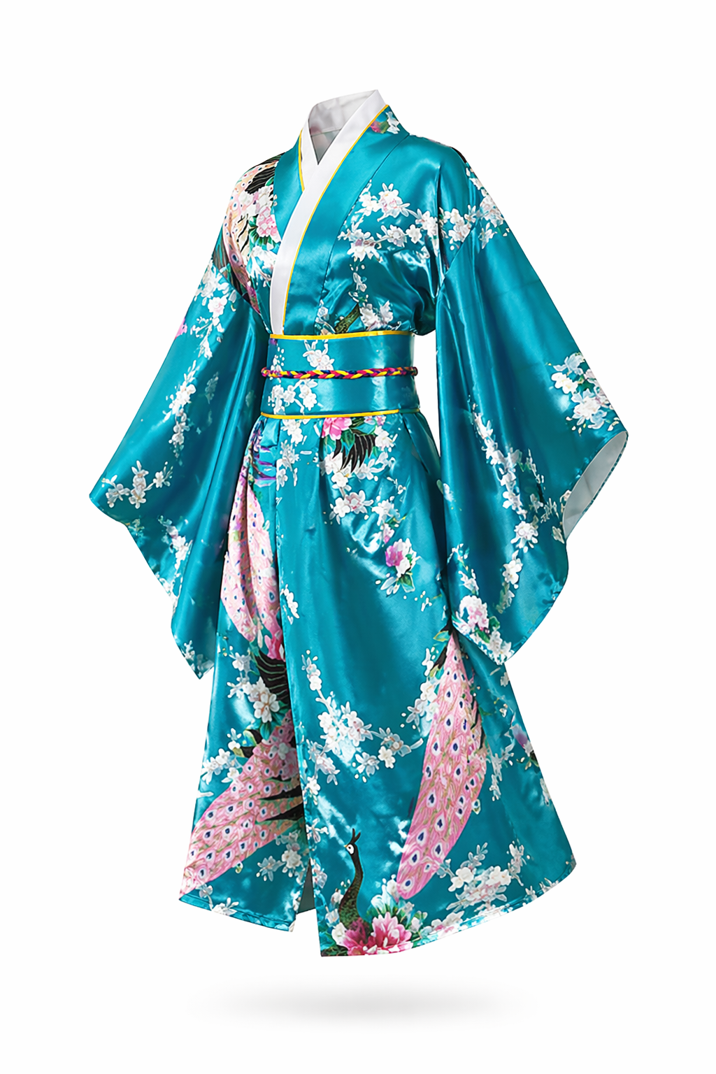 Kimono Japonais Fille Vert