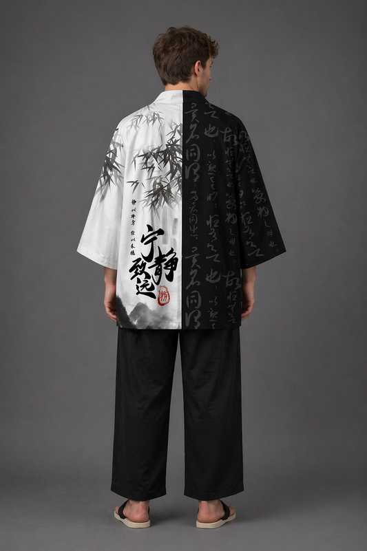 Veste Kimono Homme Bambou