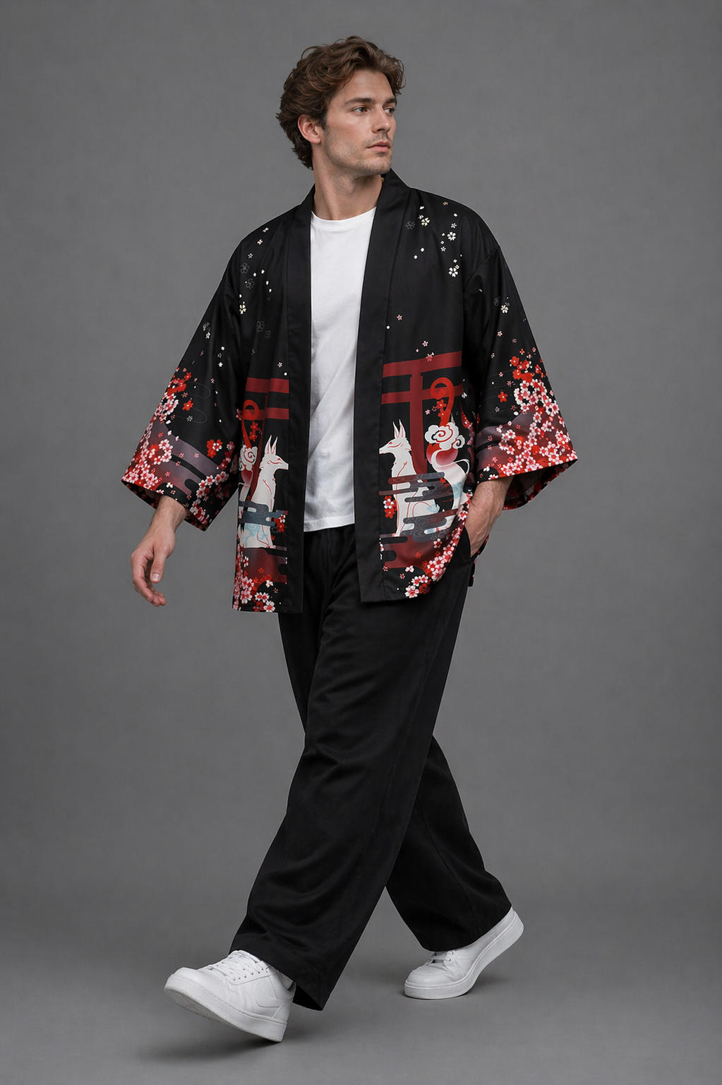 Veste Kimono Homme Moderne