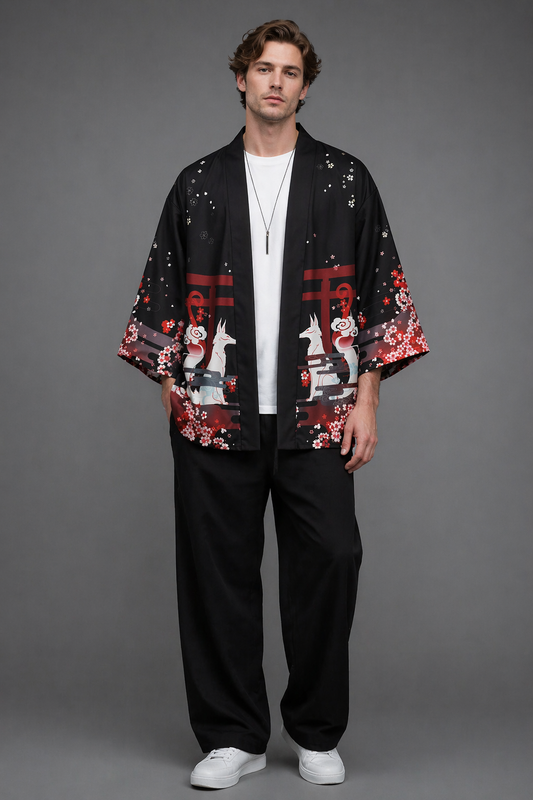 Veste Kimono Homme Moderne