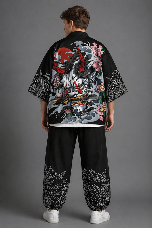 Ensemble Kimono et Pantalon Homme Dieu de la Mort