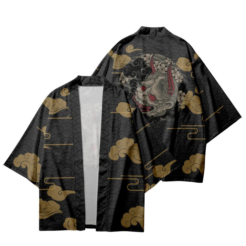 Veste Kimono Relax Homme Masque