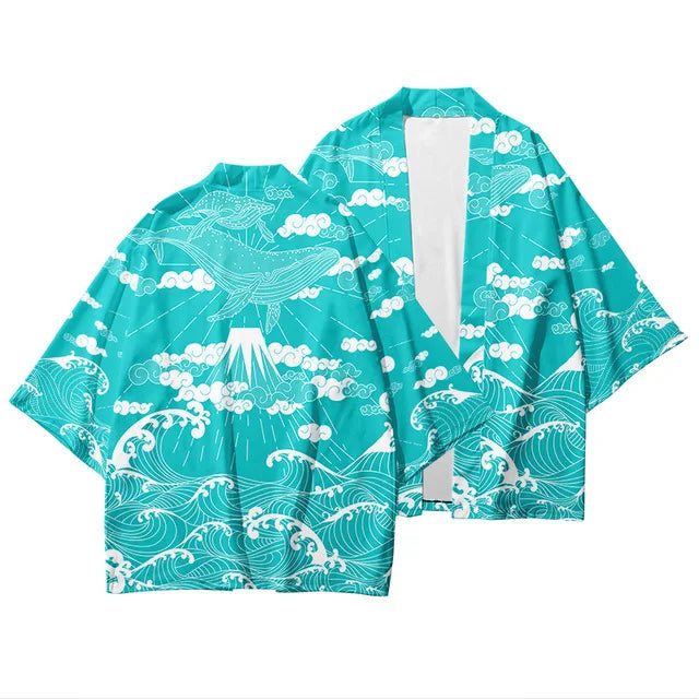 Veste Kimono Relax Garçon Baleine