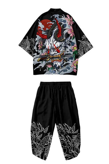 Ensemble Kimono et Pantalon Homme Dieu de la Mort