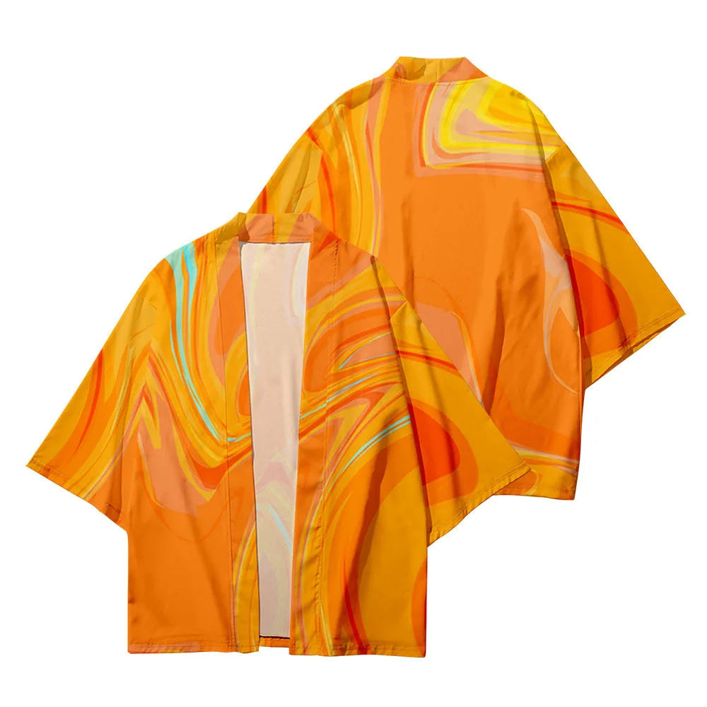 Veste Kimono Relax Homme Flame